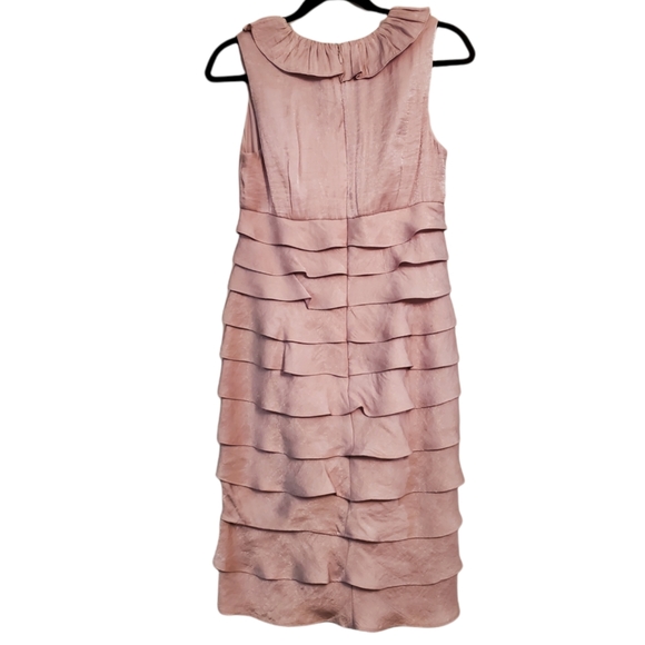 Ruffled Purple Cocktail Dress - Picture 4 of 5